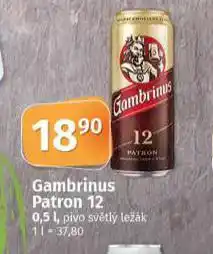 Coop Pivo gambrinus patron 12 nabídka