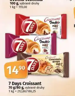 Coop 7days croissant nabídka