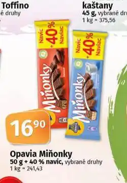 Coop Opavia miňonky nabídka