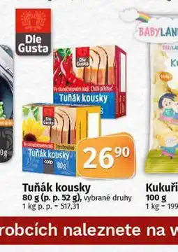 Coop Tuňák kousky nabídka