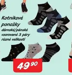 COOP DISKONT Kotníkové ponožky nabídka