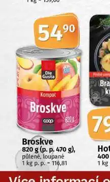 Coop Broskve nabídka