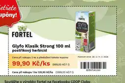 Coop Fortel glyfo klasik strong nabídka