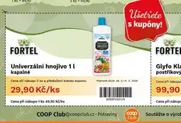 Coop Fortel univerzální hnojivo nabídka