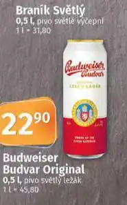 Coop Pivo budweiser budvar original nabídka