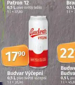 Coop Pivo budvar výčepní nabídka