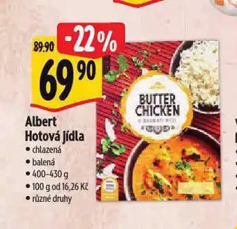 Albert Hotová jídla nabídka