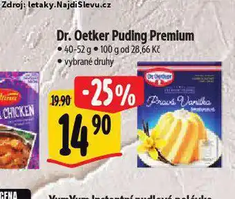 Albert Dr. oetker premium puding nabídka