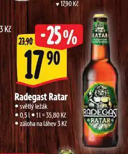 Albert Pivo radegast nabídka