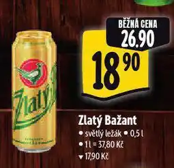 Albert Pivo zlatý bažant nabídka