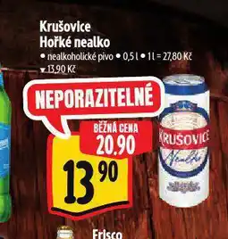 Albert Pivo krušovice nealko nabídka