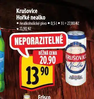 Albert Pivo krušovice nealko nabídka