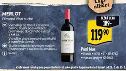 Albert Paul mas merlot nabídka