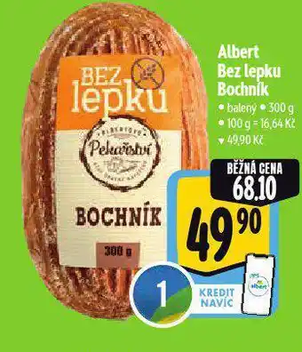 Albert Bochník bez lepku nabídka