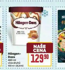 Billa Häagen dazs zmrzlina nabídka