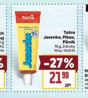 Billa Tatra jesenka, pikao, piknik nabídka