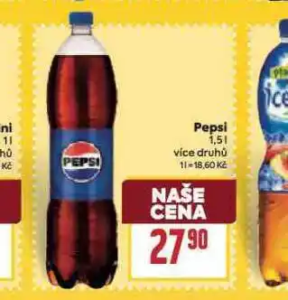 Billa Pepsi 1,5l nabídka