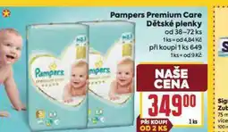 Billa Pampers dětské plenky nabídka