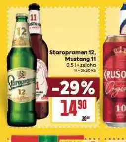 Billa Pivo staropramen 12 nabídka