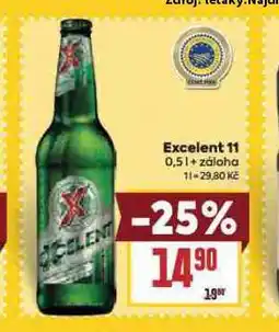 Billa Pivo excelent 11 nabídka