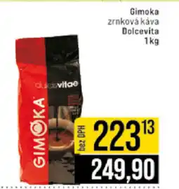 Jip GIMOKA zrnková káva Dolcevita nabídka