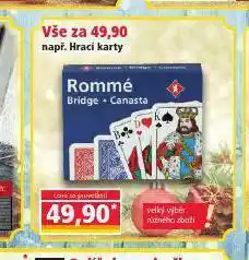 Norma Hrací karty nabídka
