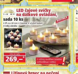 Norma Led čajové svíčky nabídka
