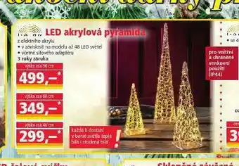 Norma Led akrylová pyramida nabídka