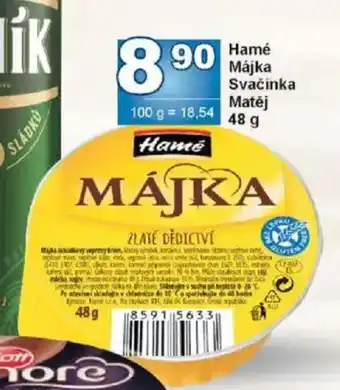 Jip Hamé Májka Svačinka Matěj nabídka