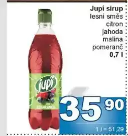 Jip Jupi sirup lesní směs nabídka