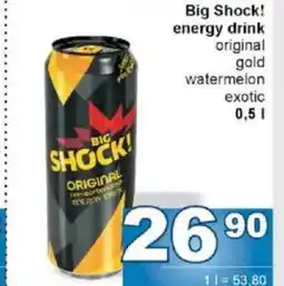 Jip Big Shock! energy drink original gold nabídka