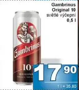 Jip Gambrinus Original 10 nabídka