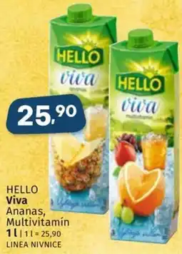 Coop HELLO Viva Ananas, Multivitamín nabídka