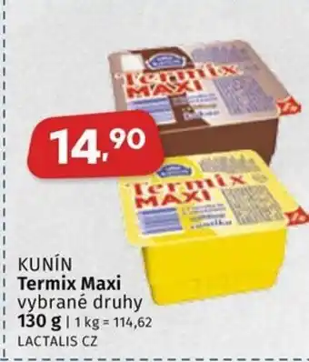 Coop Kunín termix maxi nabídka