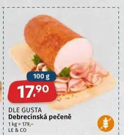 Coop DLE GUSTA Debrecínská pečeně nabídka