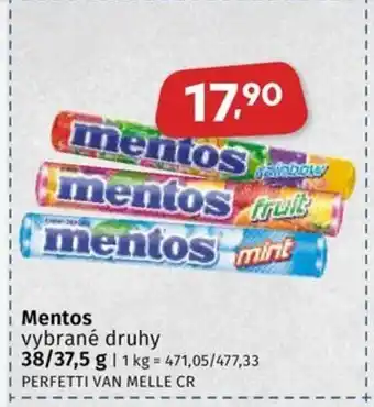 Coop Mentos vybrané druhy nabídka