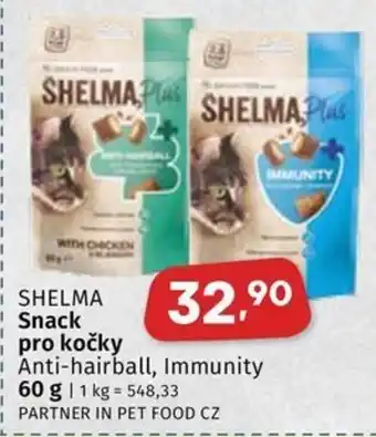 Coop SHELMA Snack pro kočky nabídka