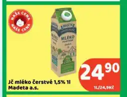 Brněnka Jč mléko čerstvé 1,5% nabídka