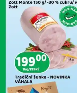 Brněnka Tradiční šunka - novinka váhala nabídka