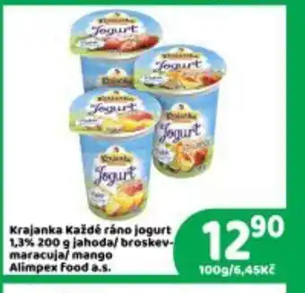 Brněnka Krajanka Každé ráno jogurt nabídka