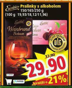 Norma Pralinky s alkoholem nabídka