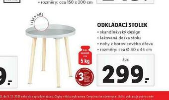Lidl Odkládací stolek nabídka