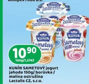 Brněnka KUNÍN SAMETOVÝ jogurt nabídka