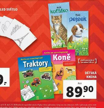 Lidl Dětská kniha nabídka