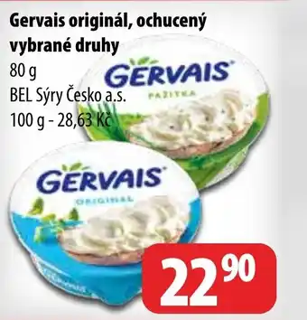 Partner Maloobchodní síť Gervais originál, ochucený vybrané druhy nabídka