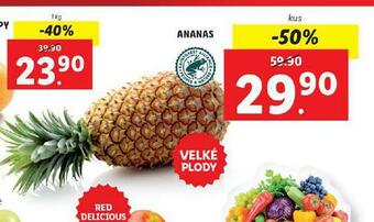 Lidl Ananas nabídka