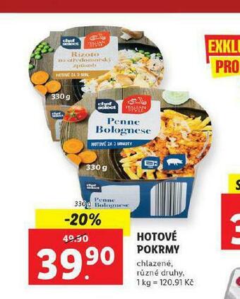 Lidl Hotové pokrmy nabídka