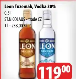 Partner Maloobchodní síť Leon Tuzemák, Vodka 30% nabídka