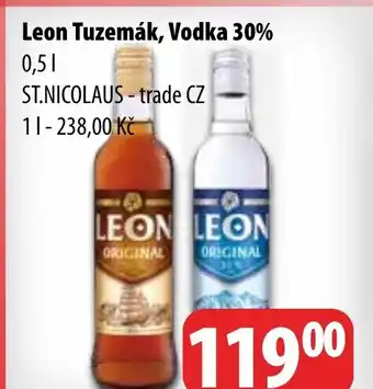 Partner Maloobchodní síť Leon Tuzemák, Vodka 30% nabídka