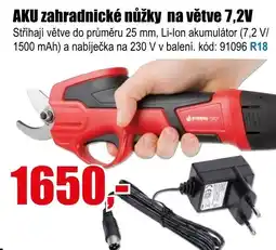 EVA AKU zahradnické nůžky na větve 7,2V nabídka